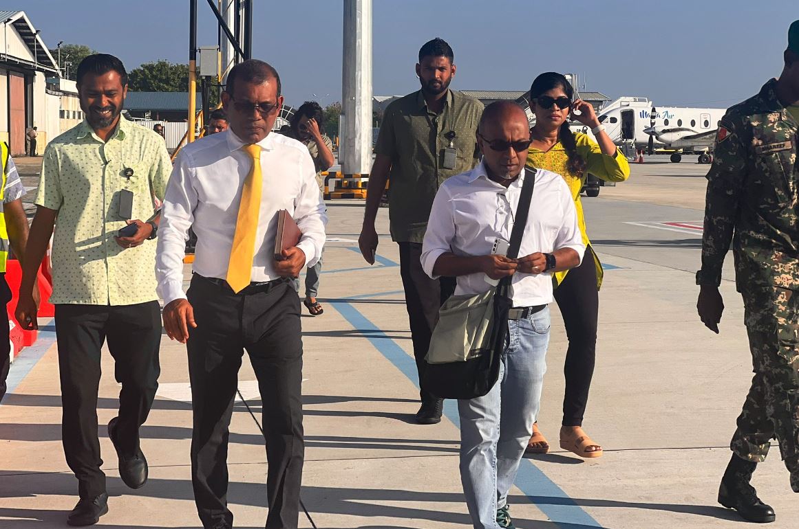 ރައީސް ނަޝީދު ފުވައްމުލަކަށް ވަޑައިގެންފި