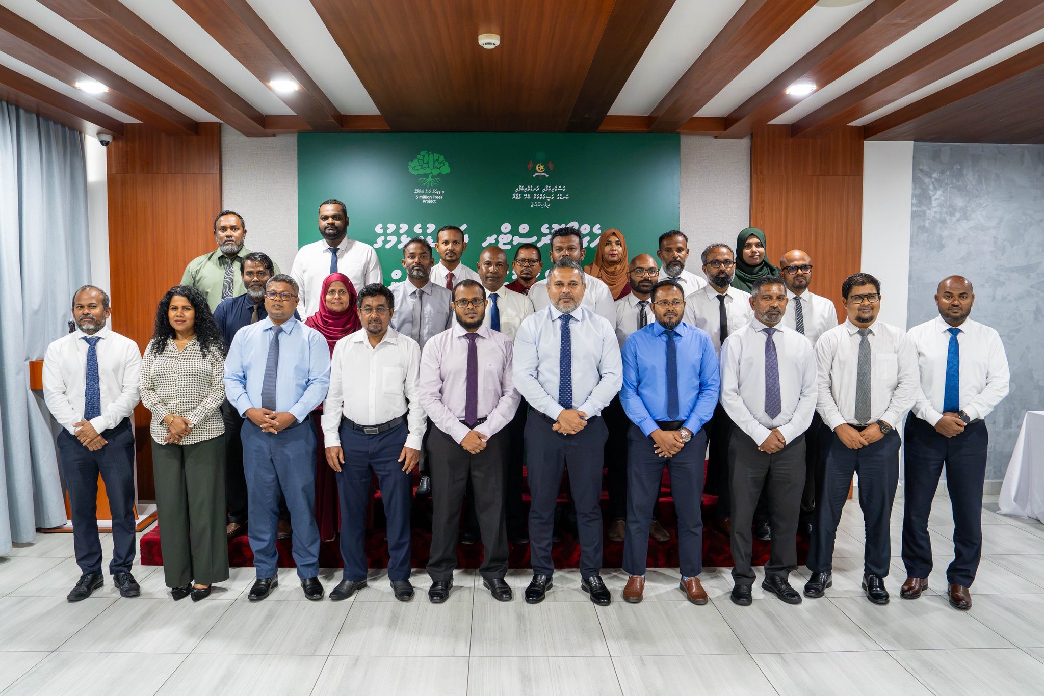 10 ރަށެއްގައި އެގްރޯ ފޮރެސްޓްރީ ދަނޑުވެރިކަން ފެށުމަށް އެއްބަސްވުންގަކުގައި ސޮއިކުރުމަށް ބޭއްވި ރަސްމިއްޔާތު، ފޮޓޯ: ފިޝަރީޒް މިނިސްޓްރީ