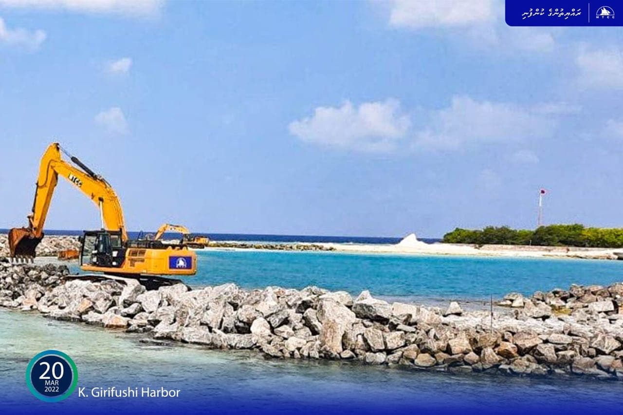 ގިރިފުށި ބަނދަރުގެ 50 އިންސައްތަ މަސައްކަތް ނިމިއްޖެ