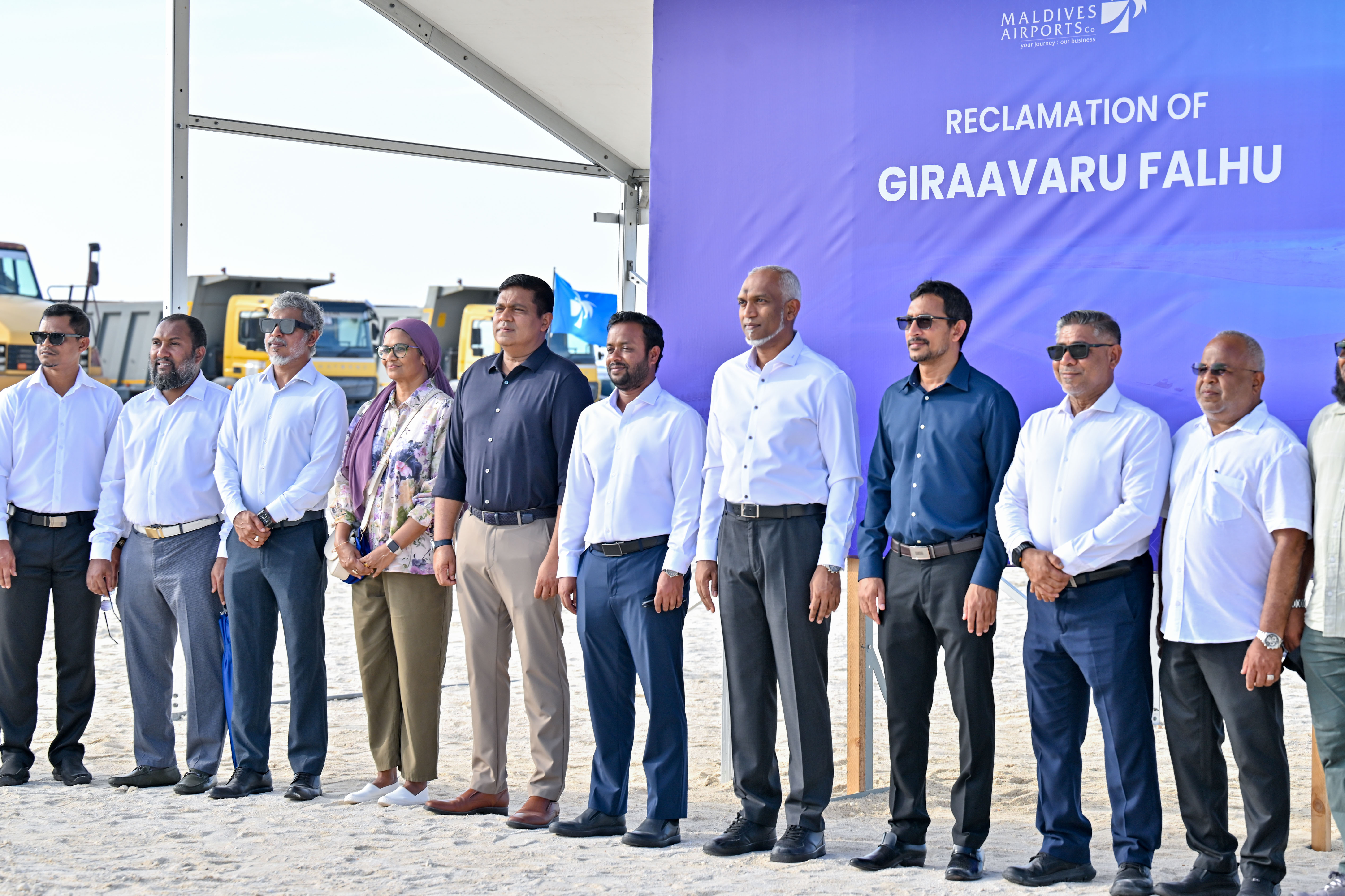 ގިރާވަރުފަޅުގެ ބިންހިއްކުމުގެ މަޝްރޫއު ކުރިޔަށްދާ ގޮތް ރައީސް ބައްލަވާލައްވައިފި