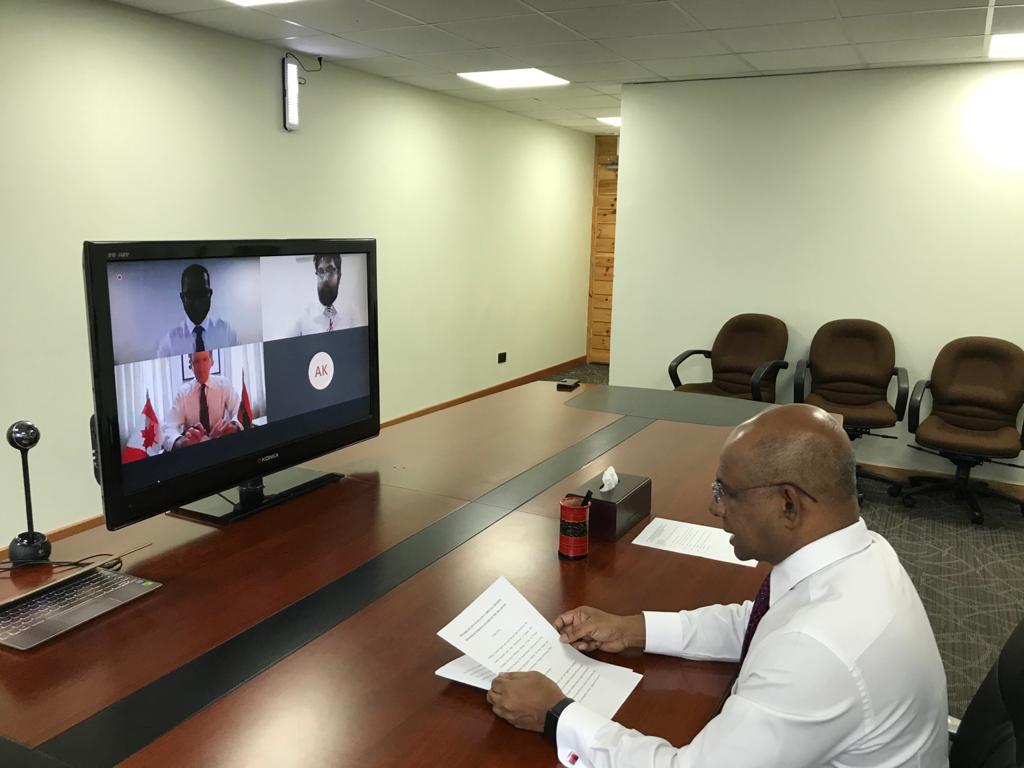 ކެނެޑާ ސަރުކާރުން ރާއްޖެއަށް އެއް މިލިއަން ރުފިޔާގެ ހިލޭ އެހީ ދީފި