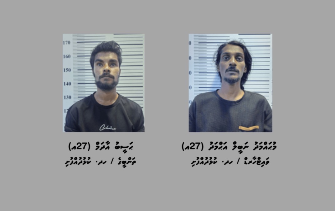 ކުޅުދުއްފުށީގެ އޮޑިހަރުގެއަކުން ވައްކަންކުރި މައްސަލައެއްގައި ދެ މީހަކު ހައްޔަރުކޮށްފި