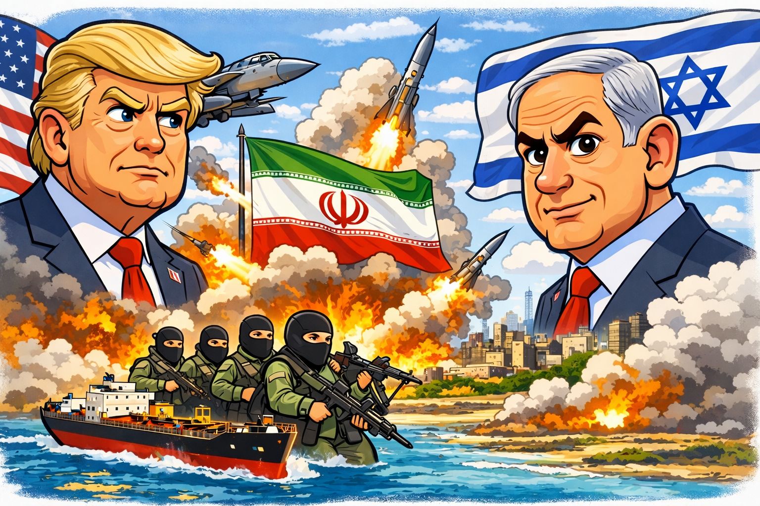 އީރާނަށް ދިން ހަމަލާގެ ފަހަތުގައިވާ ސްޓްރެޓެޖިކް ގޯސްތައް