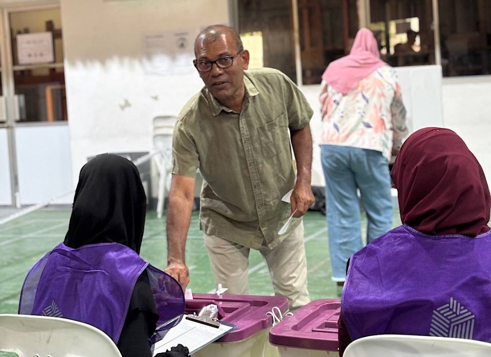 ކުރީގެ ރައީސް ނަޝީދު ވޯޓު ލައްވައިފި