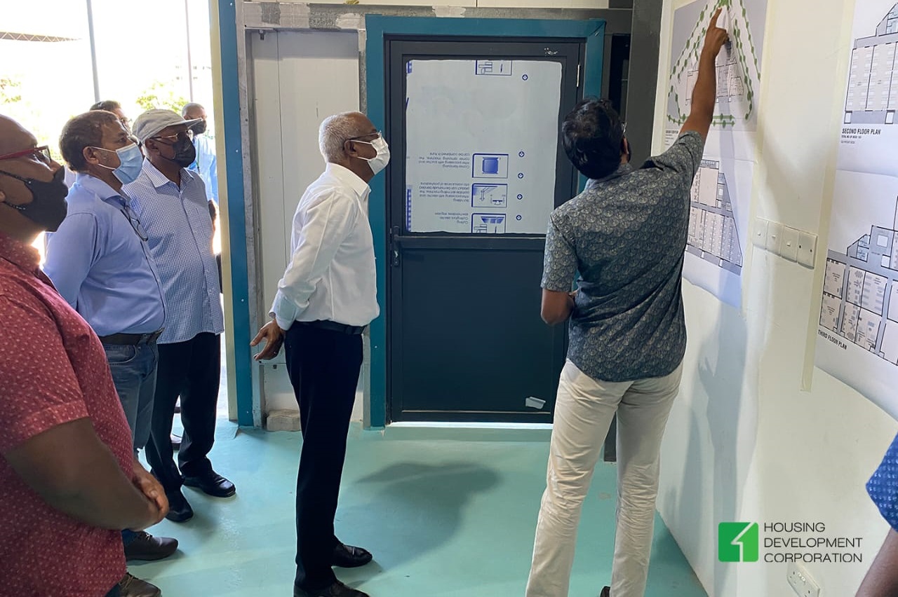 ހުޅުމާލޭގައި ހަދަމުންގެންދާ މެޑިކަލް ފެސިލިޓީ އިމާރާތް ރައީސް ބައްލަވާލައްވައިފި