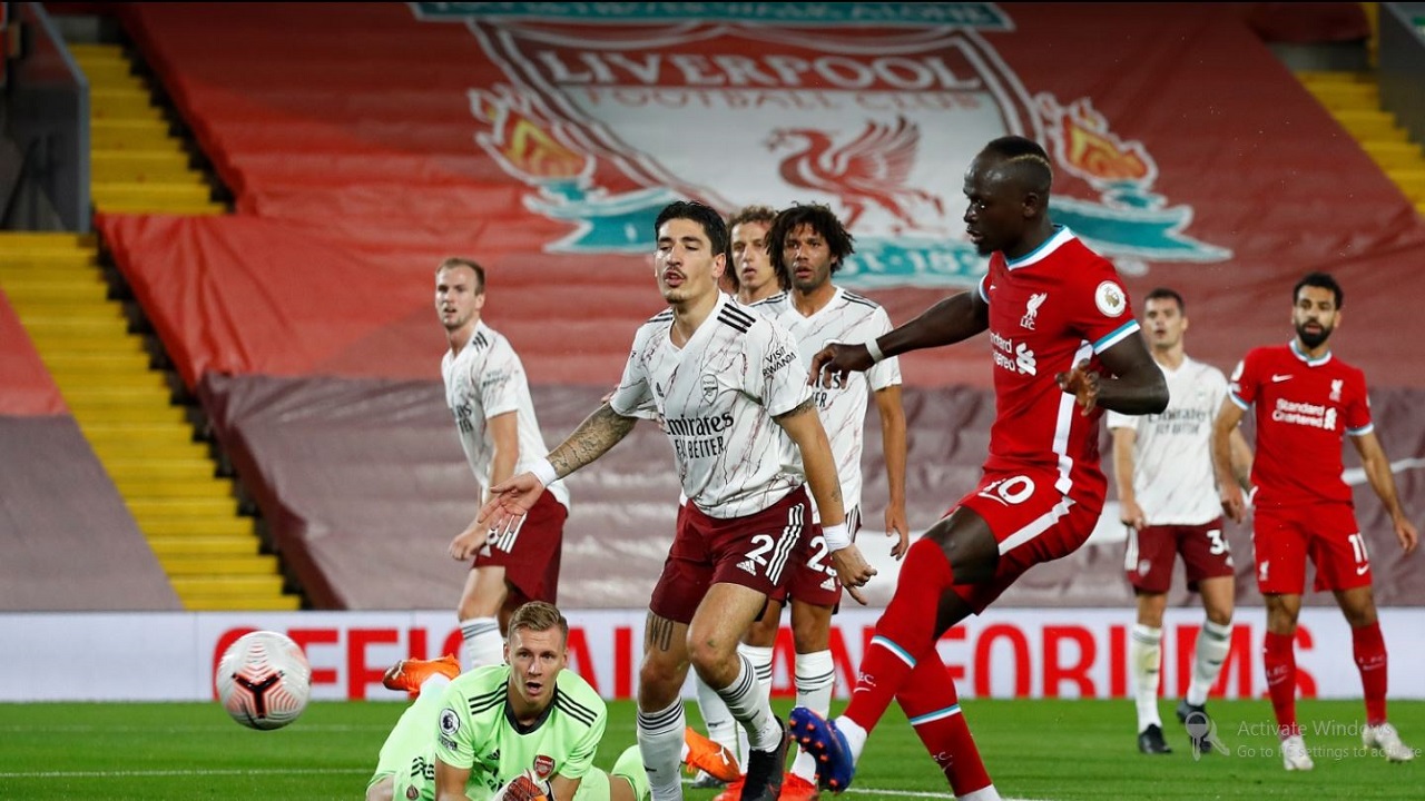 އިނގިރޭސި ޕްރިމިއަރ ލީގު: އާސެނަލް ބަލިކޮށް ލިވަޕޫލް ފެންވަރު ދައްކާލައިފި