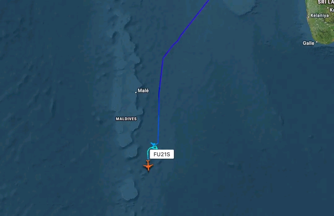 ހުވަދު އަތޮޅު ކައިރީގައި އިންޑިއާގެ މިލިޓަރީ އެއާކްރާފްޓެއް؛ އެމްއެމްޑީއެފްގެ ހިލަމެއްނެތް