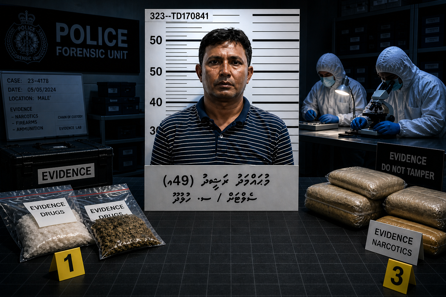 މަސްތުވާތަކެތީގެ ވިޔަފާރިކުރާކަމުގެ ތުހުމަތުގައި މާލެއިން ހައްޔަރު ކުރި މީހެއްގެ ބަންދަށް 5 ދުވަސް