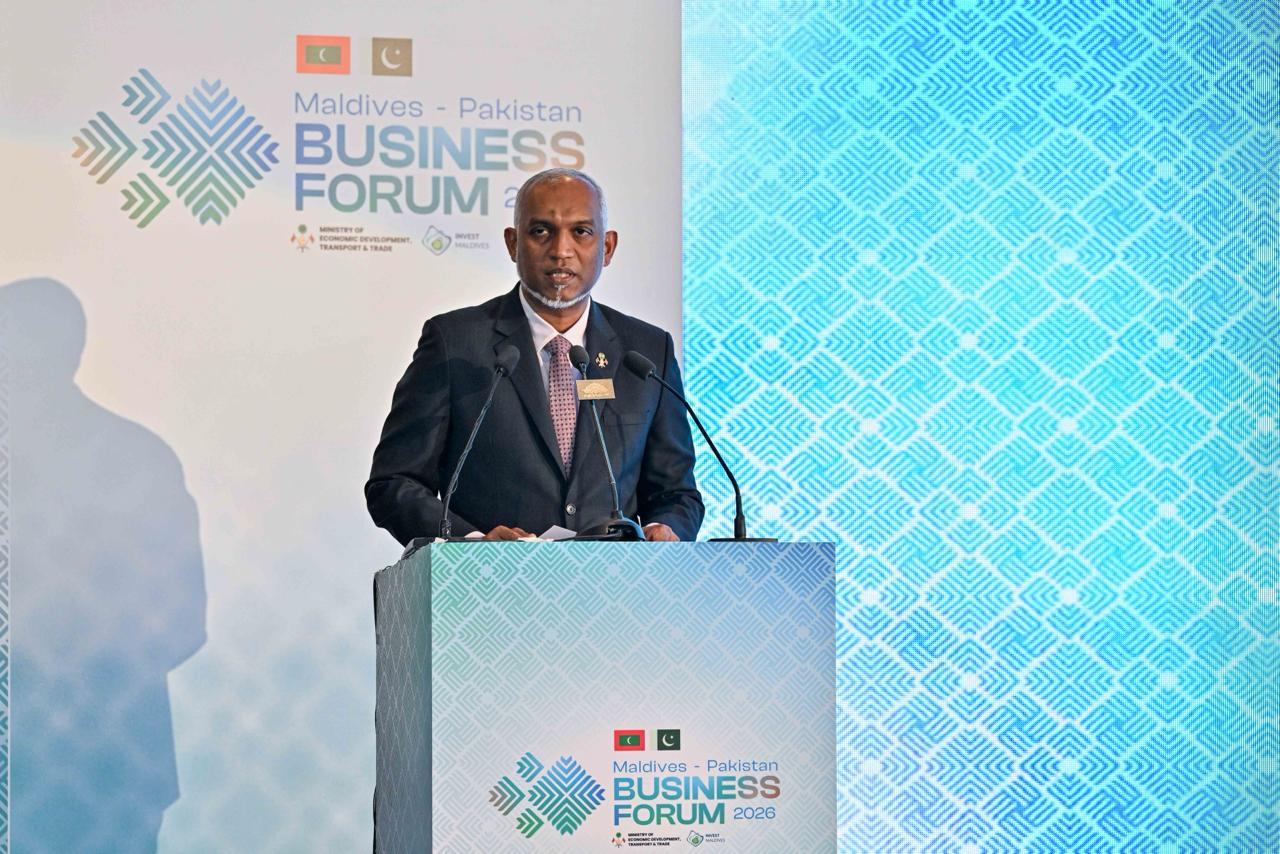 ދިވެހިރާއްޖެއާއެކު ދިގު މުއްދަތުގެ ވިޔަފާރީގެ ގުޅުން ބަދަހިކުރުމަށް ޕާކިސްތާނުގެ ވިޔަފާރިވެރިންނަށް ރައީސް ދަޢުވަތު އަރުވައިފި