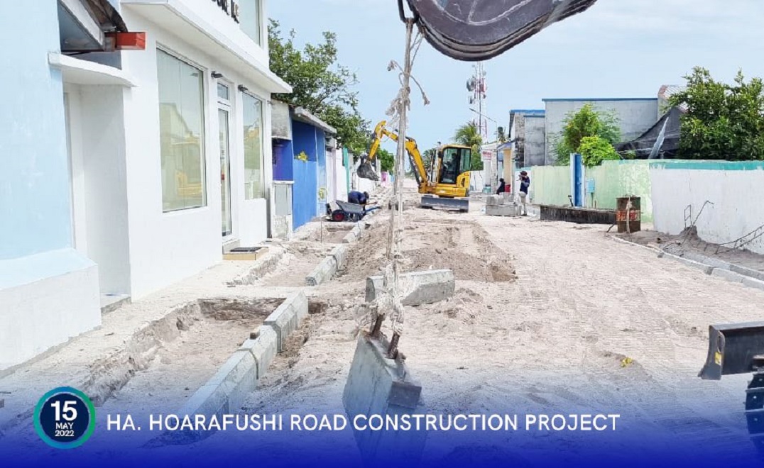 ހޯރަފުށީ މަގުހެދުން: ކާސްޓިންގ މަސައްކަތްތަކުގެ 84 އިންސައްތަ ނިމިއްޖެ