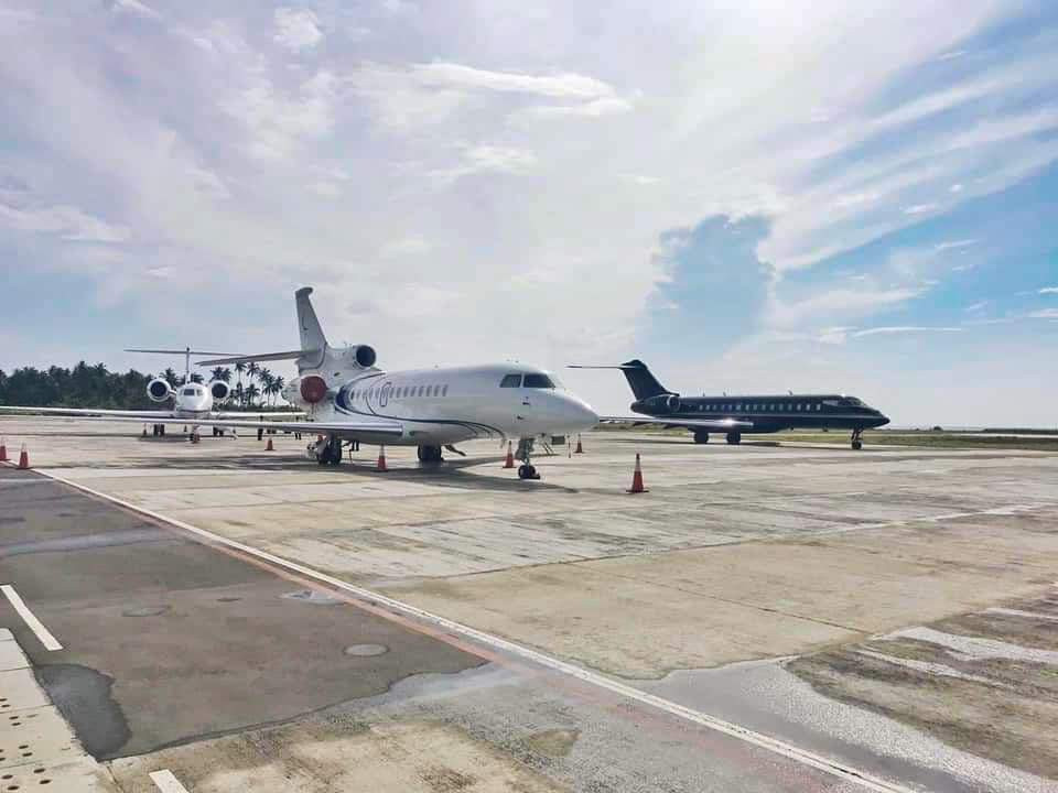 މާފަރު ވައިގެ ބަނދަރު ޖެޓްތަކުން ފުރެނީ؛ 40 ޖެޓު ކިއޫގައި