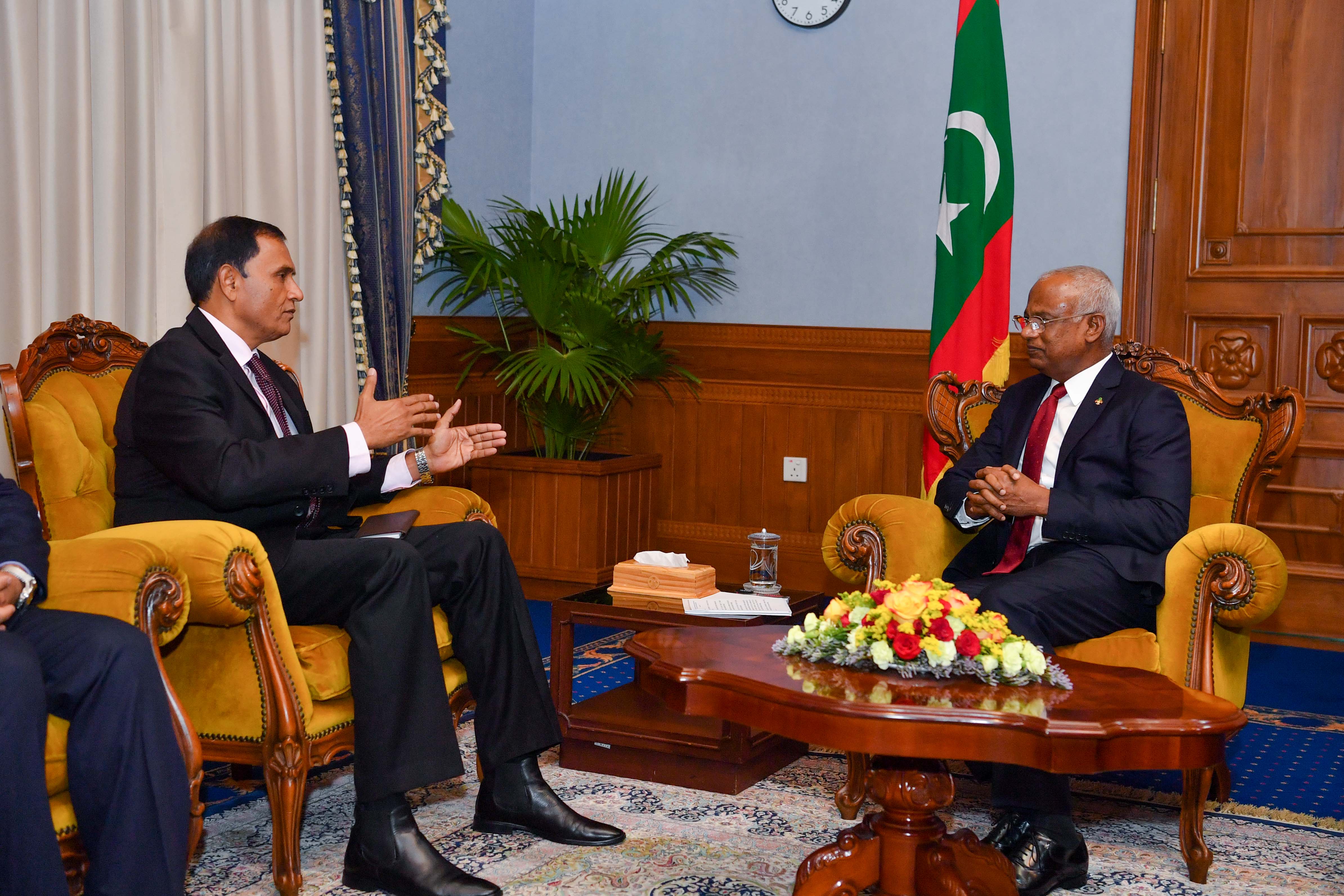 ޕާކިސްތާނު ސަފީރު ރައީސް އަރިހަށް ވަދާއީ ޒިޔާރަތްކުރައްވައިފި