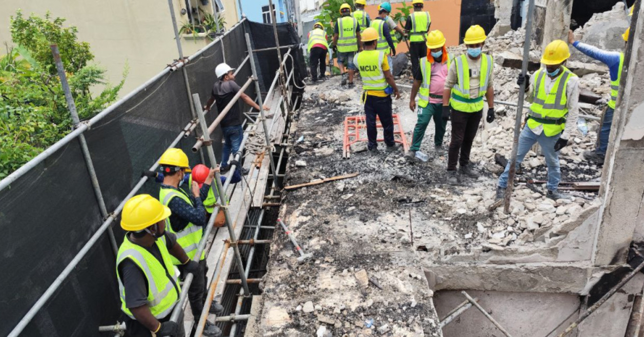 މ. ރަަބީއުވިލާ ތަޅާލުމުގެ މަސައްކަތް ސަރުކާރުން ފަށައިފި