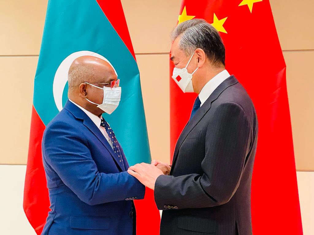 މިނިސްޓަރ ޝާހިދު ޗައިނާގެ ހާރިޖީ ވަޒީރާއެކު މަޝްވަރާތަކެއް