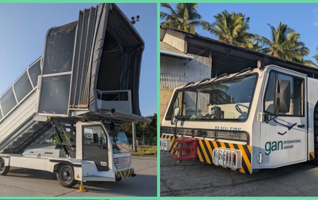 އައްޑޫ އެއަރޕޯޓަށް އައު މެޝިނަރީޒް ލިބިއްޖެ; ނިހާދުގެ ޝުކުރު ފައްޔާޒަށް