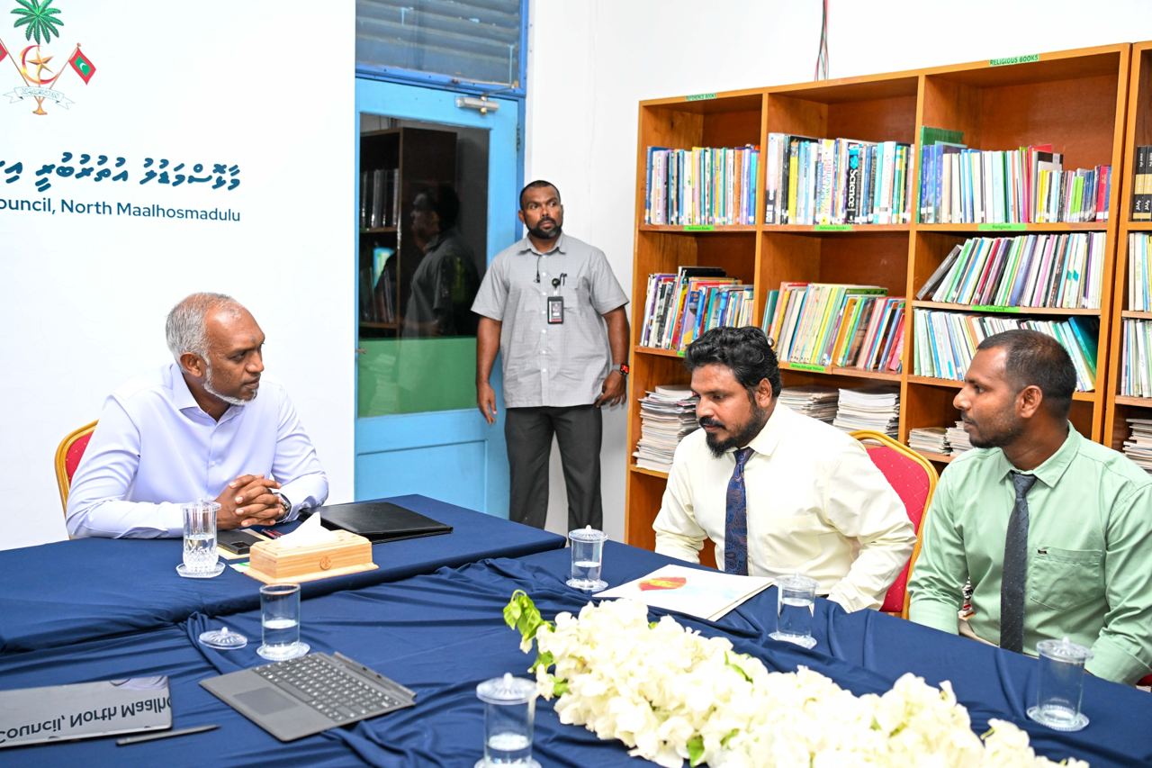 އިންނަމާދޫ ކައުންސިލުން ރައީސަށް ދެންނެވީ ހުއްޓިފައިވާ މަޝްރޫޢުތައް އަލުން ފެށުމުގެ ބޭނުންތެރިކަން