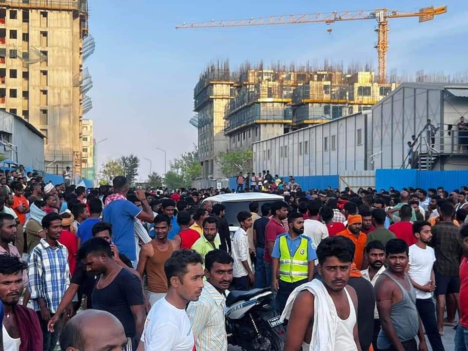 ހުޅުމާލޭގައި މަސައްކަތްކުރާ އިންޑިއާ ކުންފުންޏެއްގެ މުވައްޒަފުންގެ ޙާލަތު އެޗްއާރްސީއެމުން ބަލަނީ