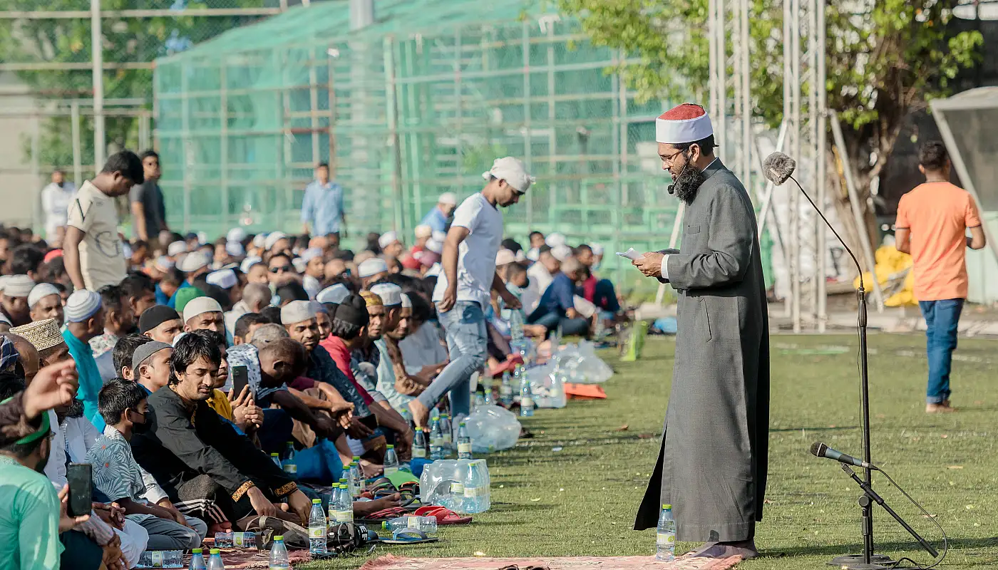 މުސްލިމުންނަށް ޢިއްޒަތާއި ޤަދަރު ޙާޞިލުކުރެވޭނީ އެއްގަލަކަށް އަރައިގެން: ޢީދު ޚުތުބާ