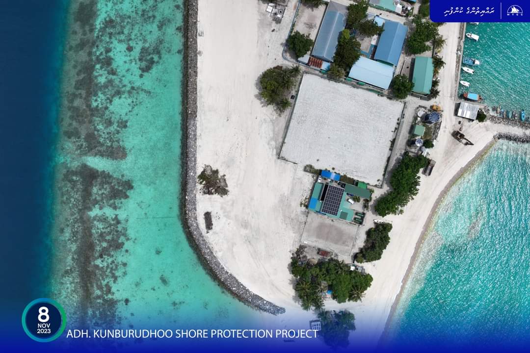 ކުނބުރުދޫ ގޮނޑުދޮށް ހިމާޔަތްކުރުމުގެ މަޝްރޫޢު ނިމިއްޖެ