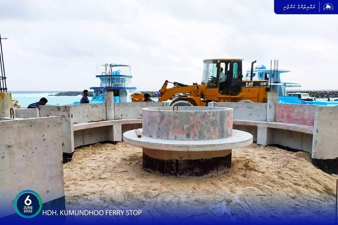 ކުމުންދޫ ފެރީހަޓްގެ މަސައްކަތް ފަށައިފި