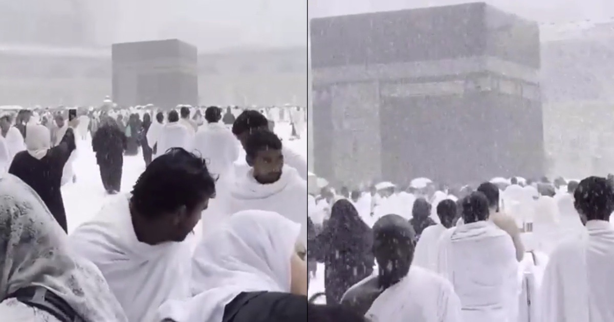 ހަރަމްފުޅަށް ސްނޯ ފައިބާކަމަށް ބުނެ ފަތުރަނީ ފޭކް ވީޑިއޯއެއް