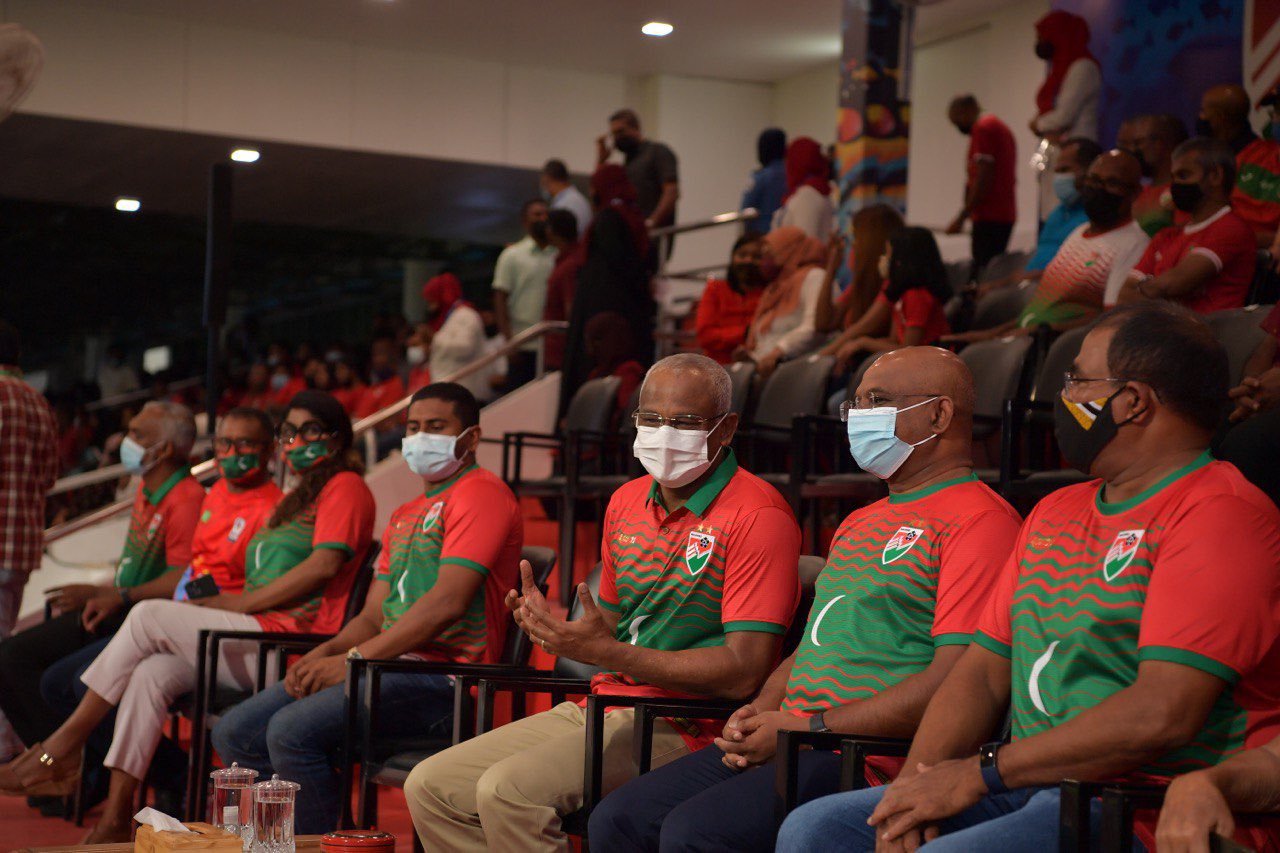 ގައުމީ ޓީމާމެދު ދިވެހި ގައުމު ފަޚުރުވެރިވޭ: ރައީސް