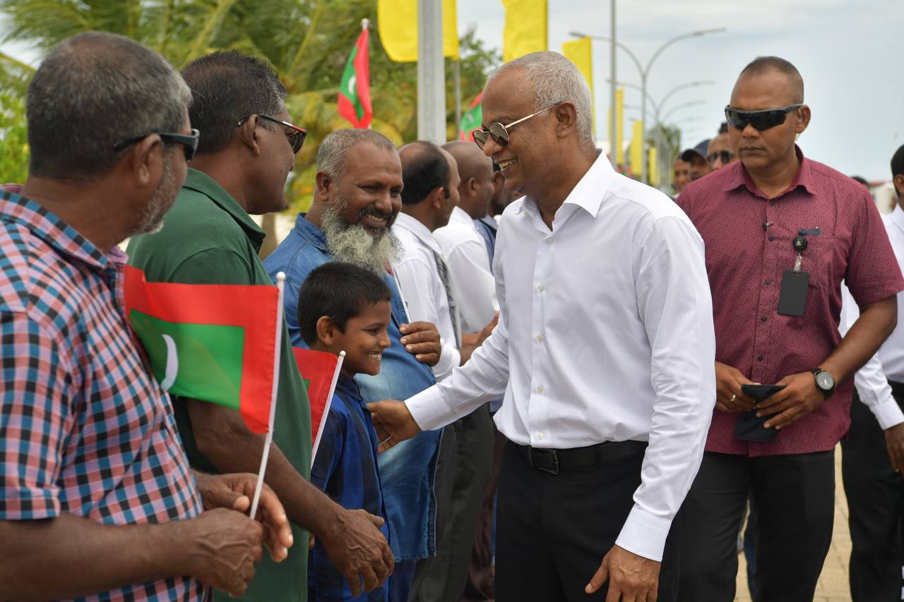 ރައީސުލްޖުމްހޫރިއްޔާ މ. މަޑުއްވަރީއަށް ވަޑައިގެންފި