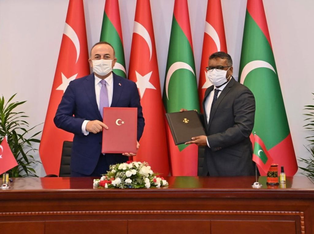 އިގްތިސާދާއި ތިމާވެށްޓާއި ދަނޑުވެރިކަމާއި ސަގާފަތާބެހޭ އެއްބަސްވުންތަކުގައި ރާއްޖެއާއި ތުރުކީން ސޮއިކޮށްފި