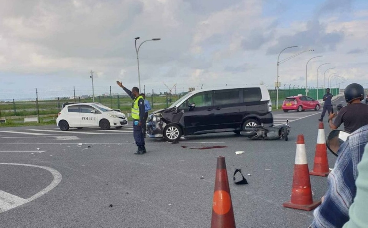 ހުޅުމާލެ ފޭސް ދޭއްގައި ނުރައްްކާތެރި އެކްސިޑެންޓެެއް ހިނގައި ޒުވާނަކަށް އަނިޔާވެއްޖެ