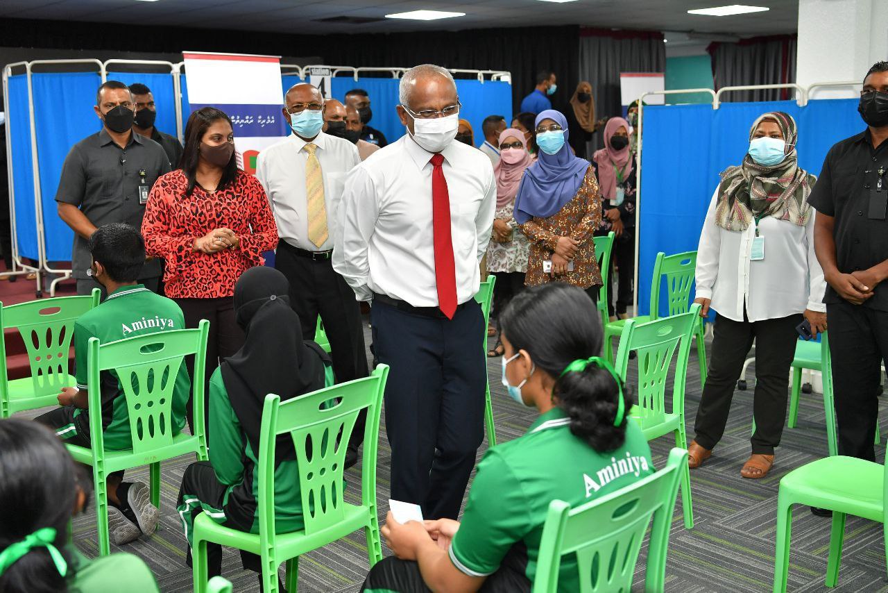 ދަރިވަރުންގެ ވެކްސިން ޕްރޮގްރާމް ރައީސް ބައްލަވާލައްވައިފި