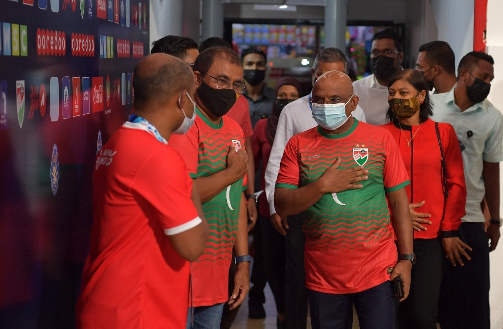 ޝާހިދުގެ ސާބަސް ގައުމީ ޓީމަށް!