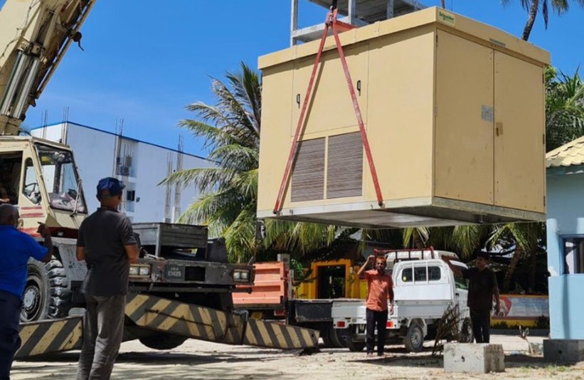 ޓްރާންސްފޯމަރުތައް ބޭނުންކުރަން ފެށި މާފުށީގެ ކަރަންޓަށް ހެޔޮ ބަދަލެއް