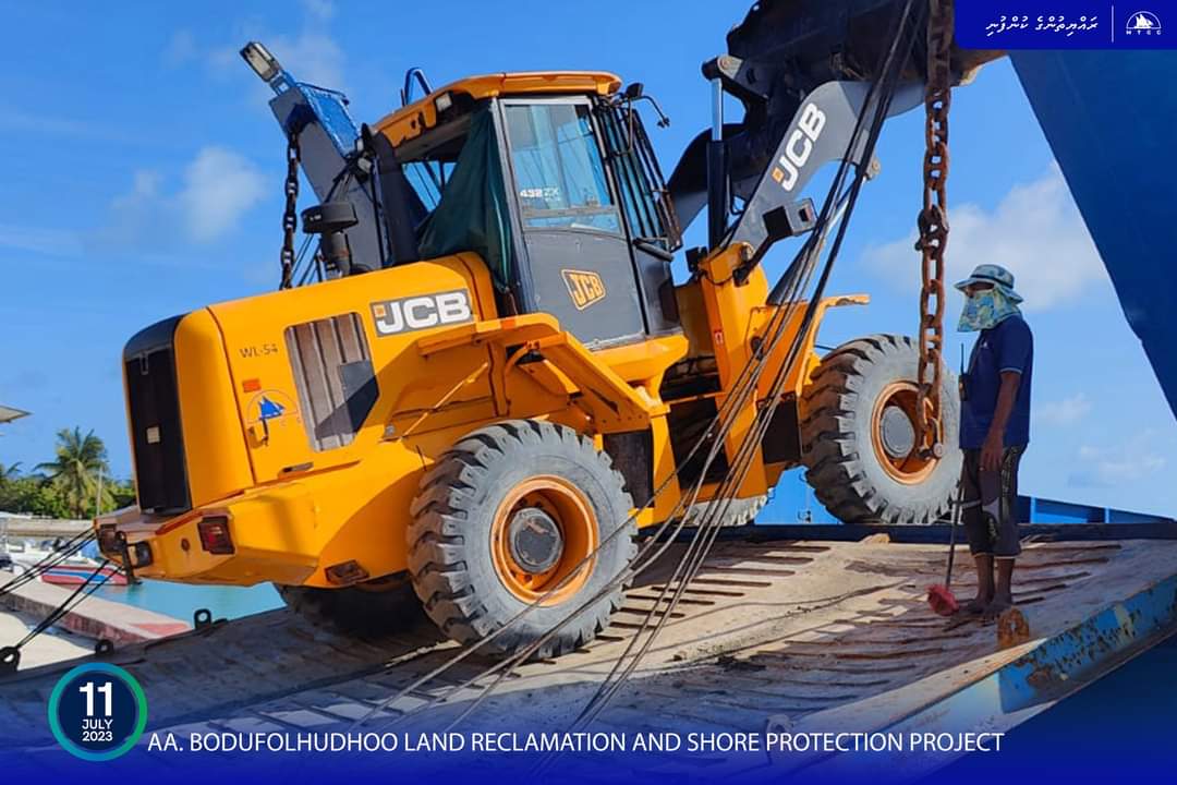 ބޮޑުފޮޅުދޫ ބިން ހިއްކުމުގެ މަޝްރޫޢުގެ އަމަލީ މަސައްކަތް ފެށުމަށްޓަކައި ޕްރޮޖެކްޓް ސައިޓް މޮބިލައިޒްކޮށްފި