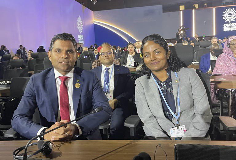 ކޮޕް 27 ސަމިޓް ހުޅުވުމުގެ ރަސްމިއްޔާތުގައި ނާއިބު ރައީސް ބައިވެރިވެވަޑައިގެންފި