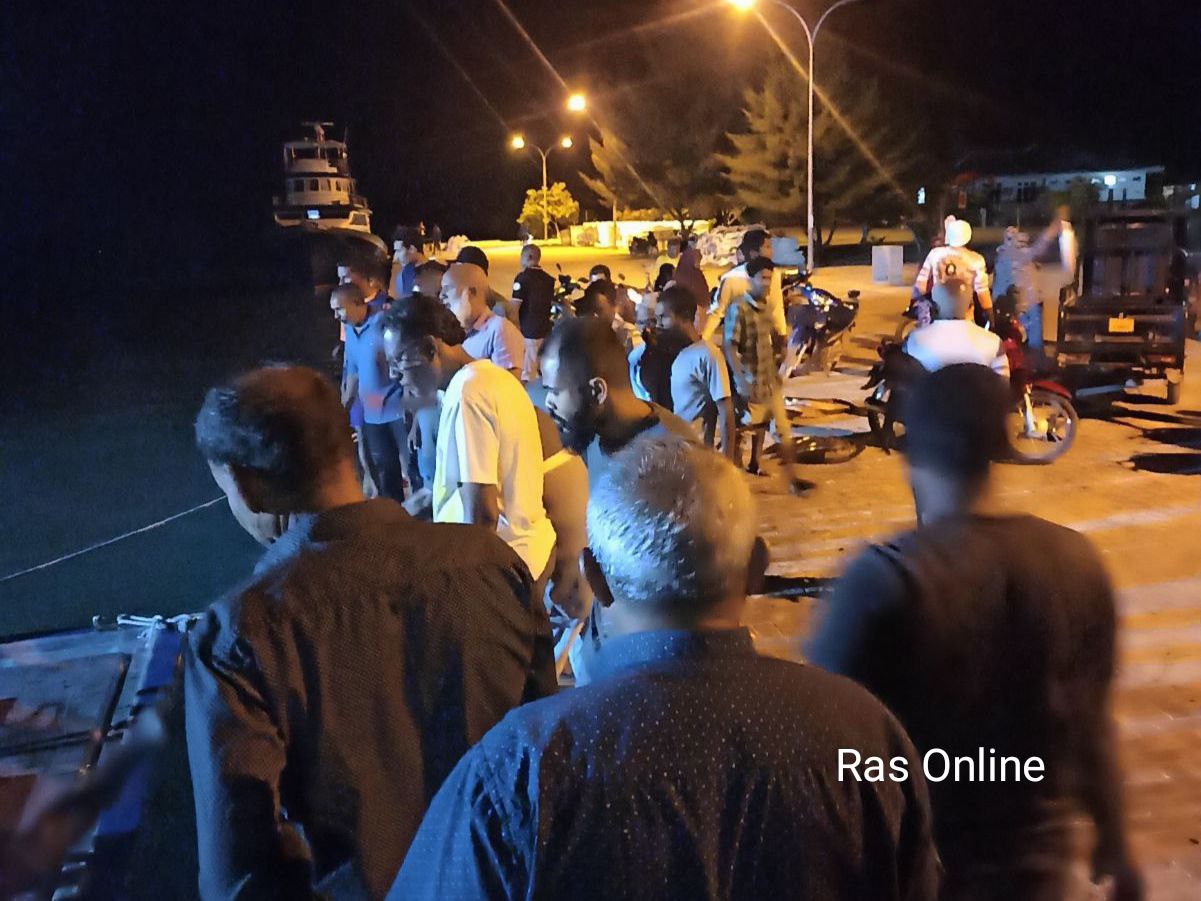 އައްޑޫ ރަހާ ދޯނިން ބޭނި 20 ޓަނު މަސް ކަނޑަށް!