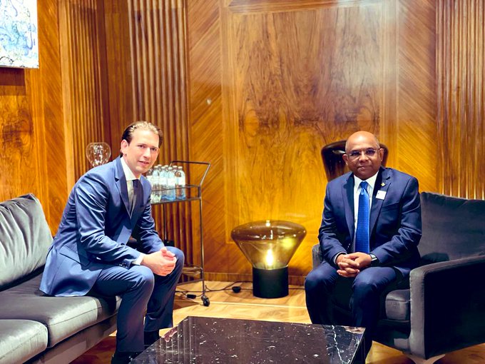 އޮސްޓްރިއާ ސަރުކާރުގެ އިސް ބޭފުޅުންނާ މިނިސްޓަރ ޝާހިދު ބައްދަލުކުރައްވައިފި