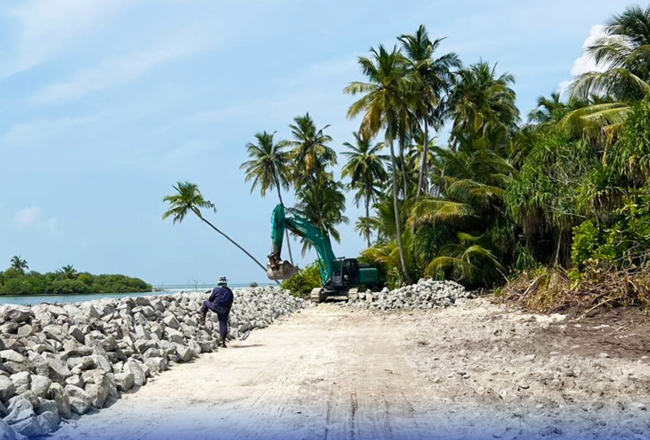 ކޮޅުފުށީ ގޮނޑުދޮށް ހިމާޔަތްކުރުމުގެ ބޮޑު ބައެއް ނިމިއްޖެ