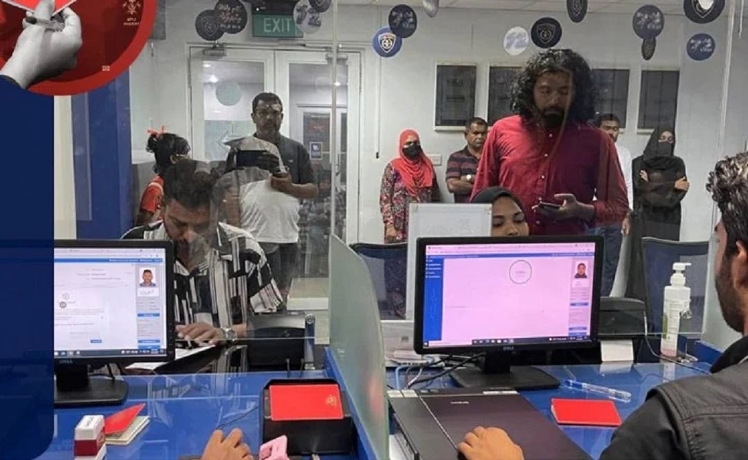 ޓެކްނިކަލް މައްސަލައެއް ދިމާވެ ޕާސްޕޯޓް ހެދުމުގެ ޚިދުމަތް މެދުކެނޑިއްޖެ