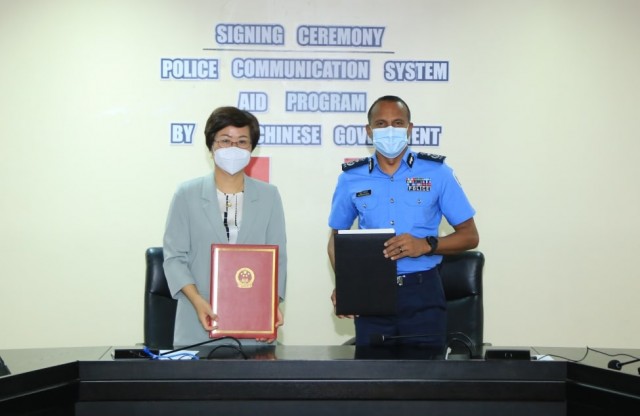 ދިވެހި ފުލުހުންގެ ހިދުމަތަށް ޗައިނާއިން އަބަދުވެސް އެހީތެރިވާނެ: ސަފީރު