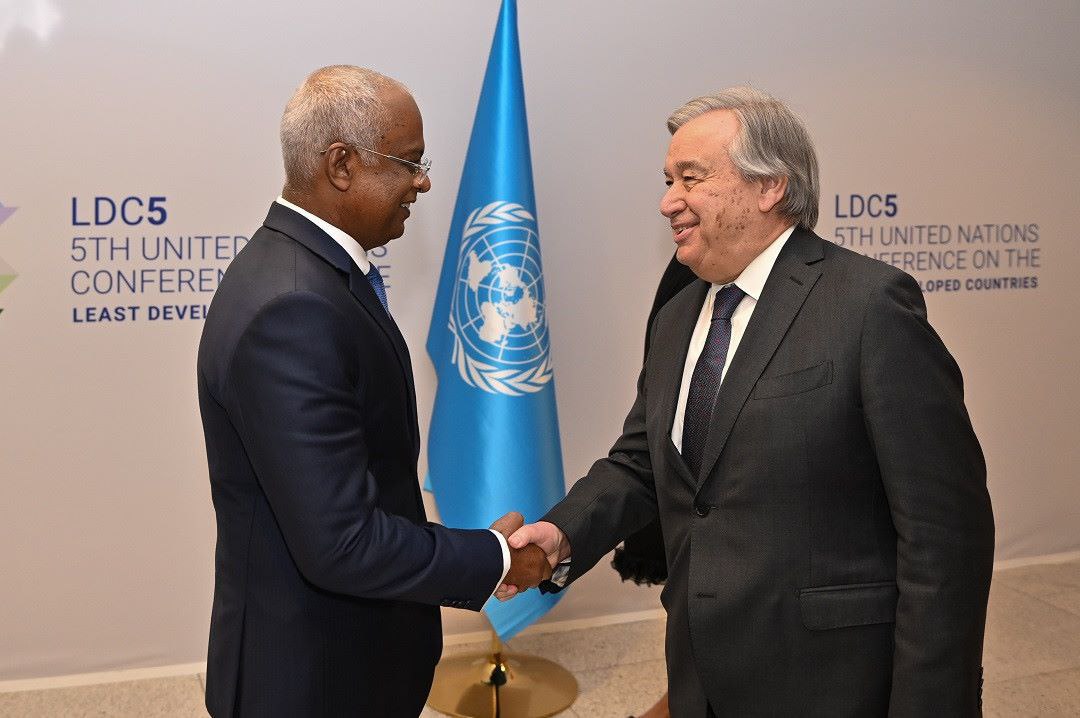 ކާރިޘާތަކުން ރައްކާތެރިވުމަށް އދ އިން އެހީދޭ ފުރަތަމަ ޤައުމުތަކުގެ ތެރޭގައި ރާއްޖެ