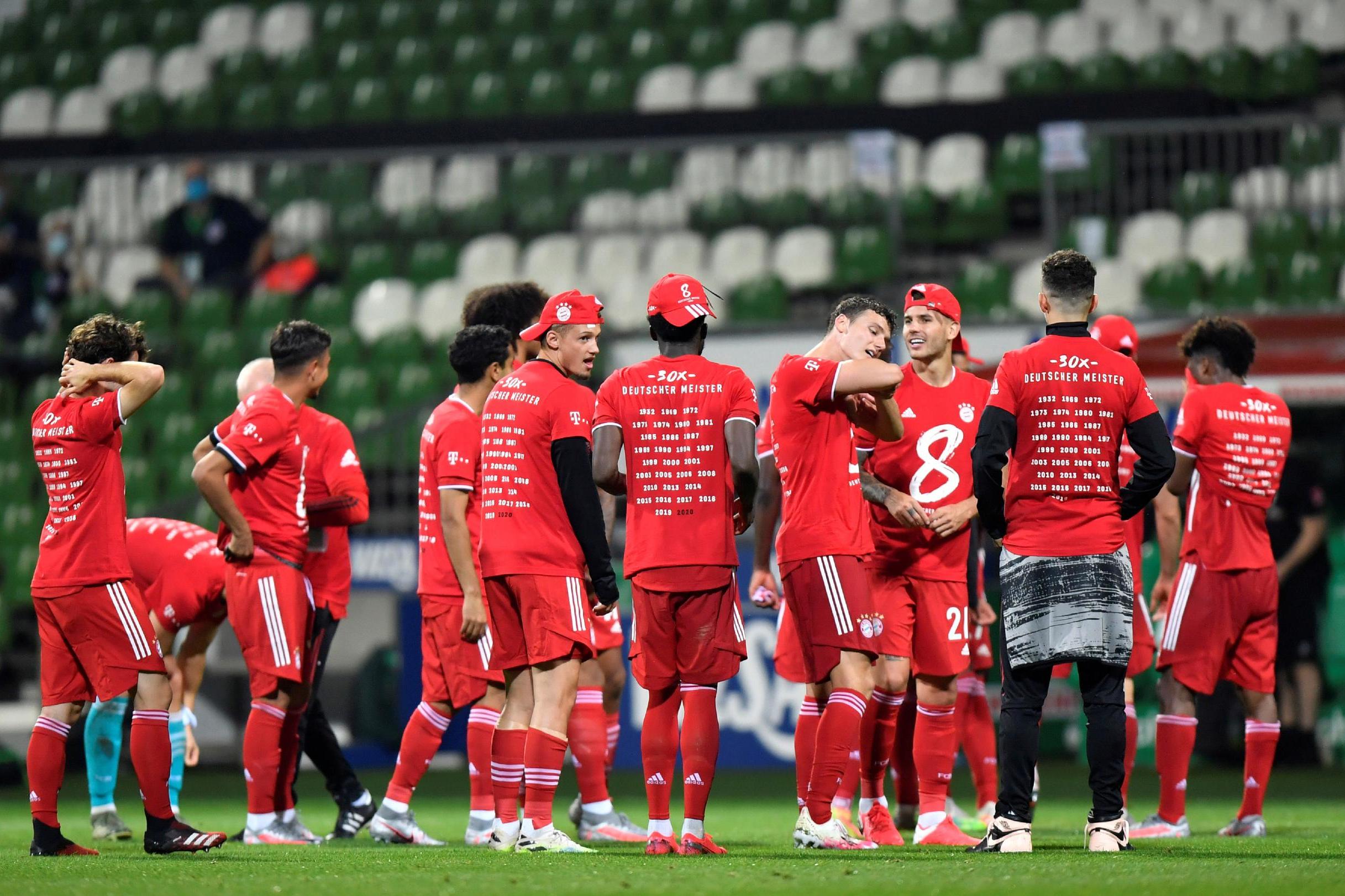 ބުންޑަސްލީގާގެ ޗެމްޕިއަންކަން ޖެހިޖެހިގެން އަށްވަނަ ފަހަރަށް ބަޔާން މިއުނިކް ހޯދައިފި