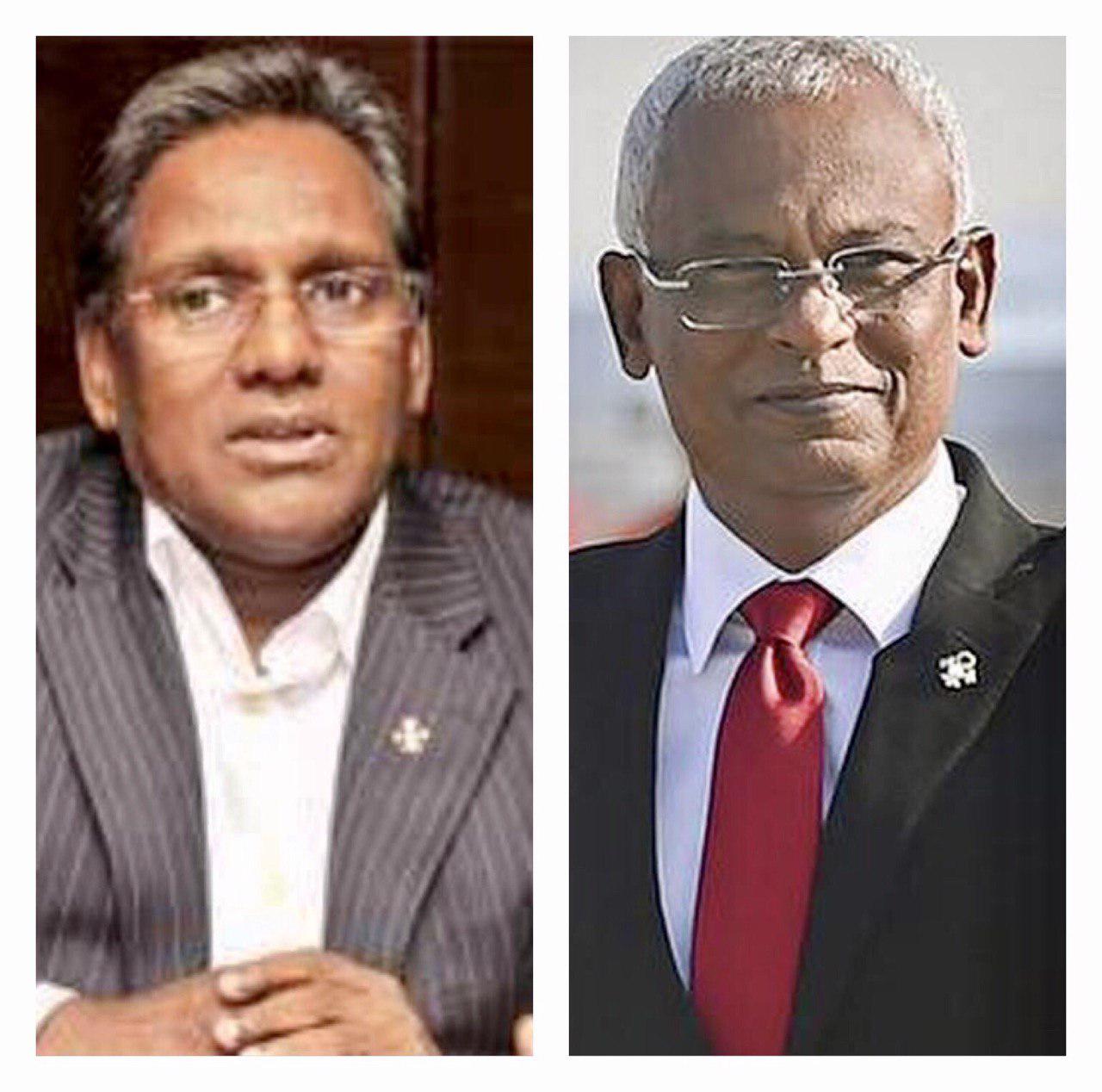 ރައީސް ސޯލިހް ރައީސް ވަހީދަށް ގުޅުއްވައި ހާލުކޮޅު އޮޅުންފިލުއްވައިފި