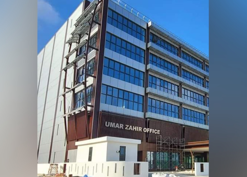 ސަރުކާރުގެ އައު އޮފީސް އިމާރާތަށް ނަންދިނީ އުމަރު ޒާހިރުގެ ނަމުން