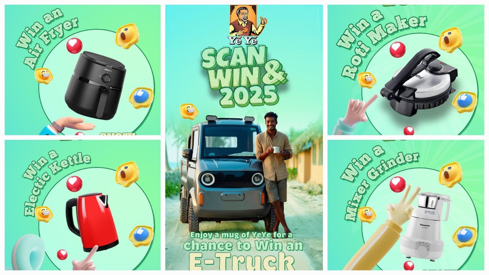 ޔޭޔޭ ޕްރޮމޯޝަން ނިމުމަކާ ގާތަށް؛ އީ-ޕިކަޕްގެ ނަސީބުވެރިން އަންނަ މަހު ހޮވަނީ