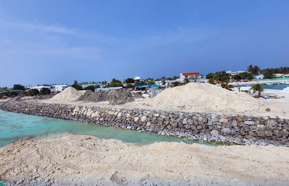 ދިއްދޫ ބަނދަރުގެ ބޮޑު ބައެއް ނިމިއްޖެ