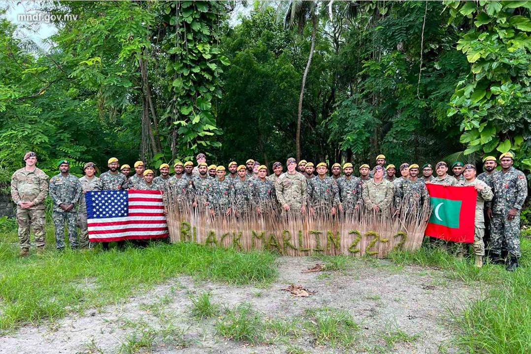 އެމެރިކާ ސިފައިންނާއި ދިވެހި ސިފައިން ގުޅިގެން ތަމްރީންތަކެއް ފަށައިފި