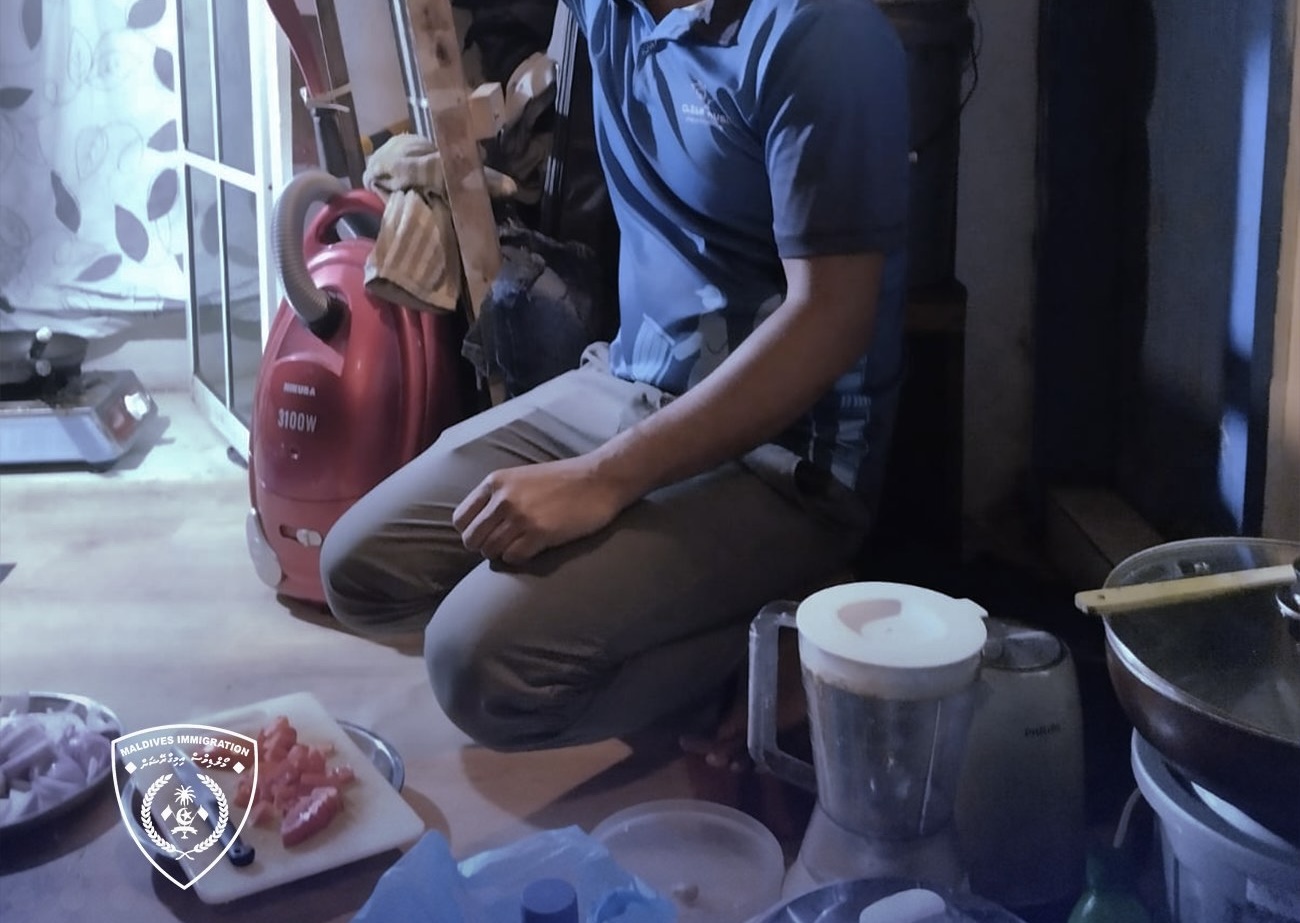 ގަވާއިދާ ހިލާފަށް ކާބޯތަކެތީގެ ވިޔަފާރި ކުރަމުންދިޔަ 22 ބިދޭސީން އަތުލައިގެންފި