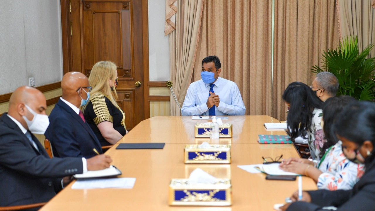 ނައިބު ރައީސް އ.ދ. ގެ ރެޒިޑެންޓް ކޯޑިނޭޓަރާއި ބައްދަލުކުރައްވައިފި