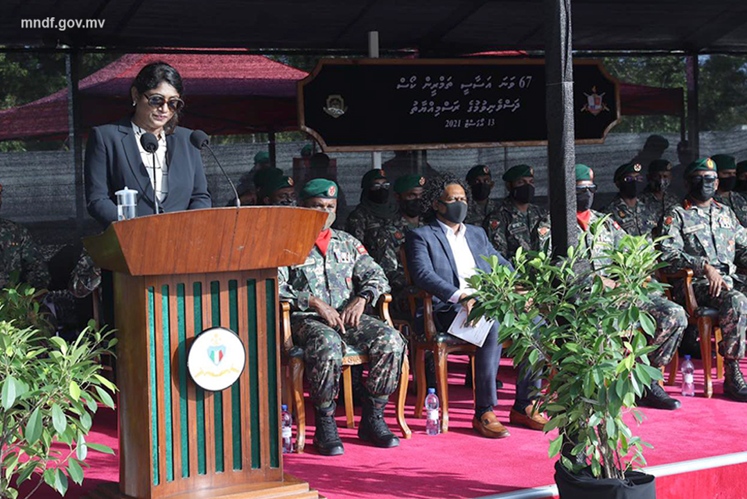 ސިފައިންގެ މިއަދުގެ އަމާޒަކީ ރައީސްގެ ވަރުގަދަ ތަސައްވަރު ހަގީގަތަކަށް ހެދުން: މާރިޔާ