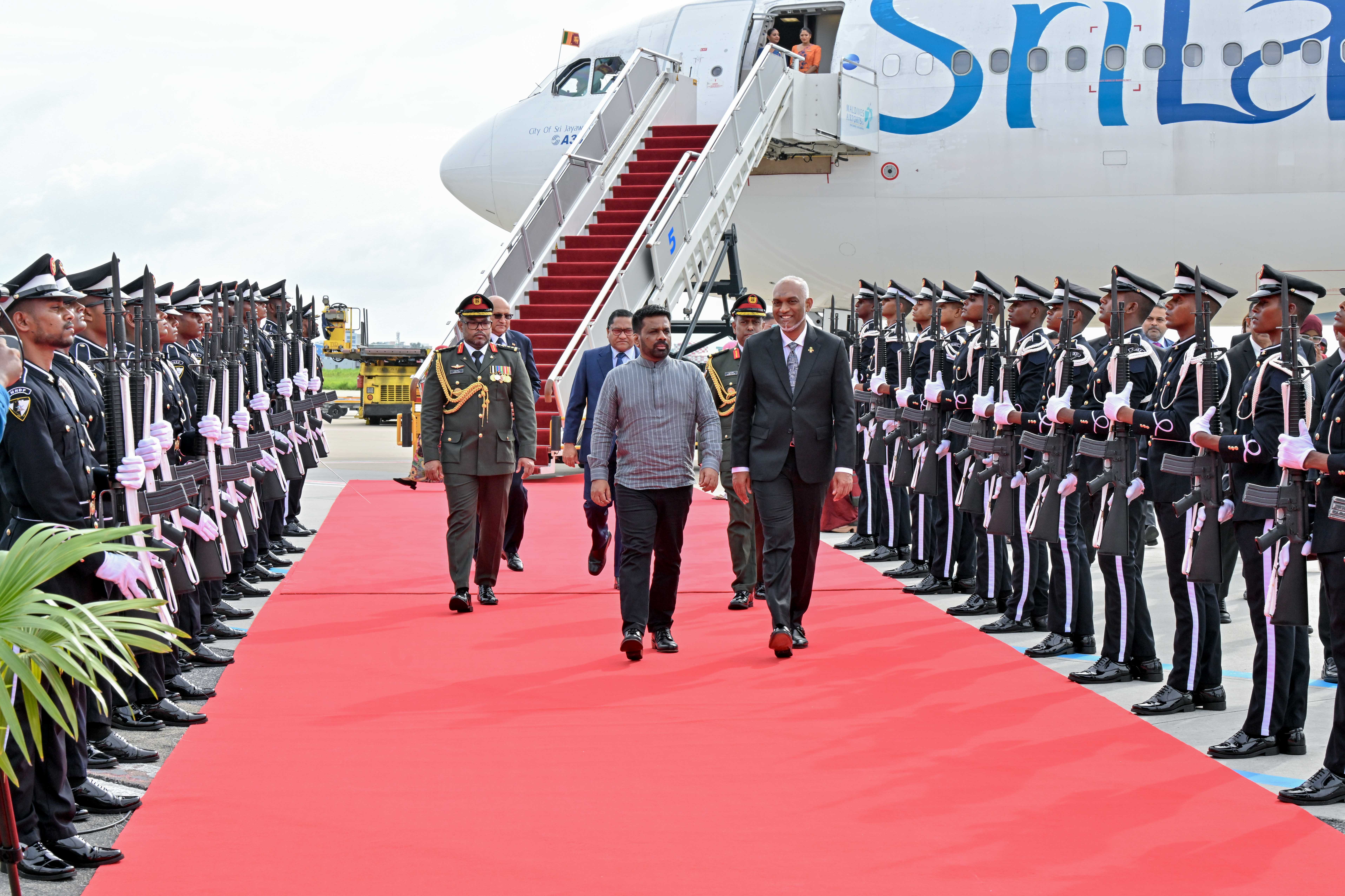 ރަސްމީ ދަތުރުފުޅަށް ފަހު ލަންކާގެ ރައީސް ފުރާވަޑައިގެންފި